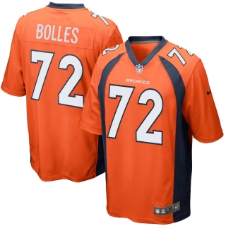 Men's Denver Broncos Garett Bolles Nike Orange Game Player Jersey