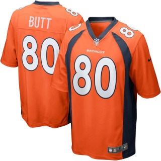 Men's Denver Broncos Jake Butt Nike Orange Game Player Jersey