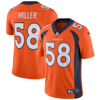 Men's Denver Broncos Von Miller Nike Orange Vapor Untouchable Limited Player Jersey