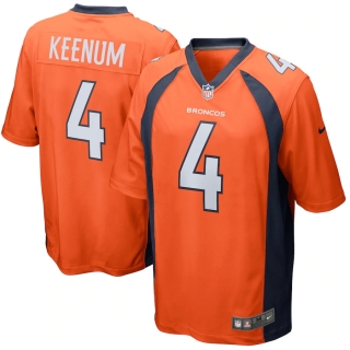 Men's Denver Broncos Case Keenum Nike Orange Game Jersey