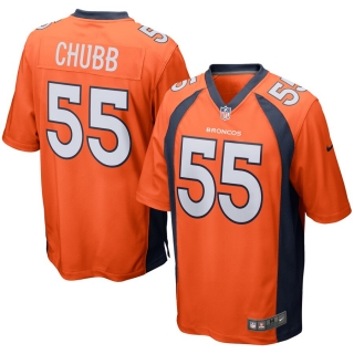 Men's Denver Broncos Bradley Chubb Nike Orange Game Player Jersey