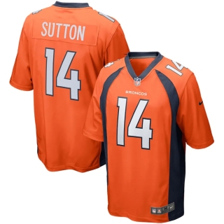 Men's Denver Broncos Courtland Sutton Nike Orange Game Player Jersey