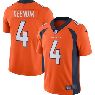 Men's Denver Broncos Case Keenum Nike Orange Vapor Untouchable Limited Jersey