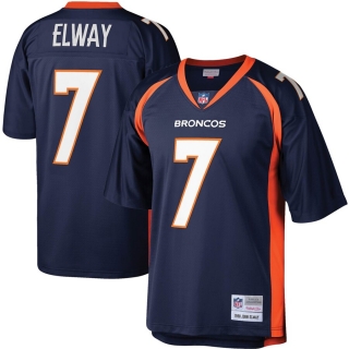 Men's Denver Broncos John Elway Mitchell & Ness Navy Legacy Replica Jersey