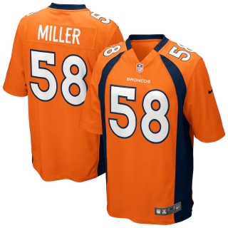 Men's Denver Broncos Von Miller Nike Orange Game Jersey