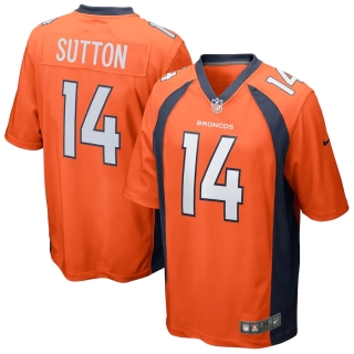 Men's Denver Broncos Courtland Sutton Nike Orange Game Jersey