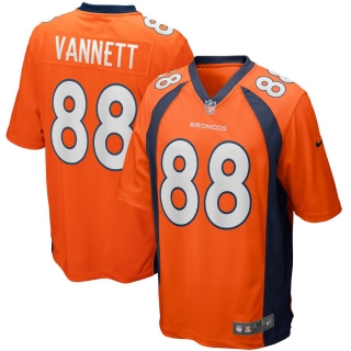 Men's Denver Broncos Nick Vannett Nike Orange Game Player Jersey