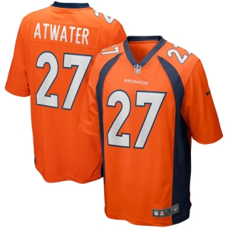 Men's Denver Broncos Steve Atwater Nike Orange Game Retired Player Jersey
