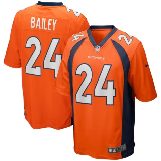 Men's Denver Broncos Champ Bailey Nike Orange Game Retired Player Jersey