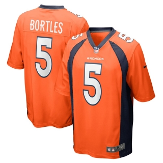 Men's Denver Broncos Blake Bortles Nike Orange Game Jersey