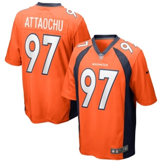 Men's Denver Broncos Jeremiah Attaochu Nike Orange Game Jersey