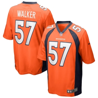 Men's Denver Broncos DeMarcus Walker Nike Orange Game Jersey