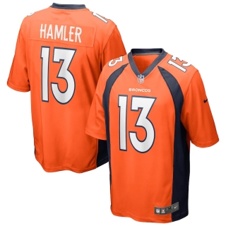 Men's Denver Broncos KJ Hamler Nike Orange Game Jersey