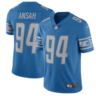Men's Detroit Lions Ezekiel Ansah Nike Blue 2017 Vapor Untouchable Limited Player Jersey
