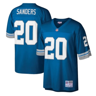 Men's Detroit Lions Barry Sanders Mitchell & Ness Blue Legacy Replica Jersey