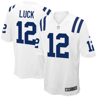 Mens Indianapolis Colts Nike Andrew Luck White Game Jersey