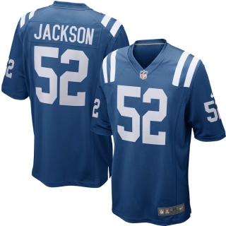 Men's Indianapolis Colts D'Qwell Jackson Nike Royal Game Jersey