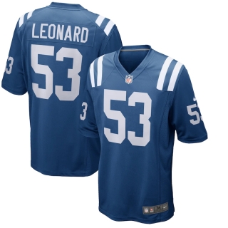 Men's Indianapolis Colts Darius Leonard Nike Royal Player Game Jersey