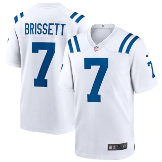 Men's Indianapolis Colts Jacoby Brissett Nike White Game Player Jersey