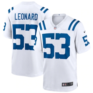 Men's Indianapolis Colts Darius Leonard Nike White Game Player Jersey