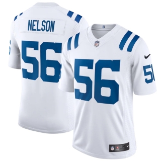 Men's Indianapolis Colts Quenton Nelson Nike White Vapor Limited Jersey