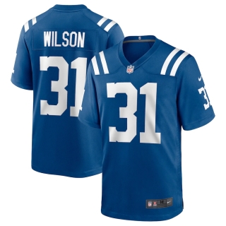Men's Indianapolis Colts Tavon Wilson Nike Royal Game Jersey