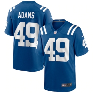 Men's Indianapolis Colts Matthew Adams Nike Royal Game Jersey