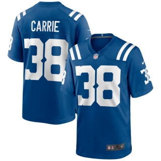 Men's Indianapolis Colts TJ Carrie Nike Royal Game Jersey