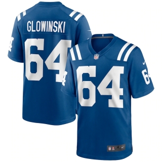 Men's Indianapolis Colts Mark Glowinski Nike Royal Game Jersey