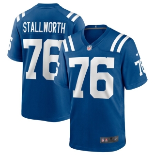Men's Indianapolis Colts Taylor Stallworth Nike Royal Team Game Jersey