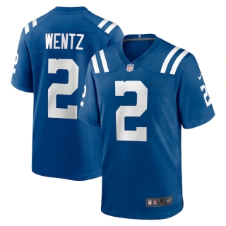 Men's Indianapolis Colts Carson Wentz Nike Royal Player Game Jersey