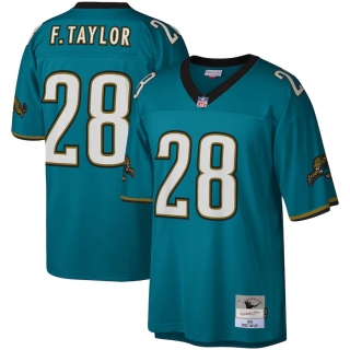 Men's Jacksonville Jaguars Fred Taylor Mitchell & Ness Teal Legacy Replica Jersey
