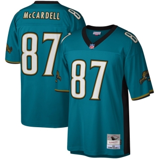 Men's Jacksonville Jaguars Keenan McCardell Mitchell & Ness Teal Legacy Replica Jersey