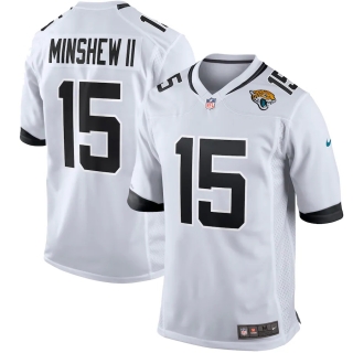 Men's Jacksonville Jaguars Gardner Minshew II Nike White Game Player Jersey