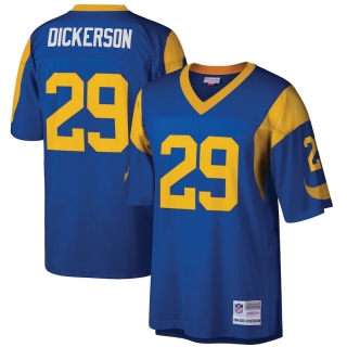 Men's Los Angeles Rams Eric Dickerson Mitchell & Ness Blue Retired Player Legacy Replica Jersey