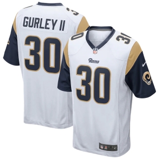 Men's Los Angeles Rams Todd Gurley II Nike White Game Jersey