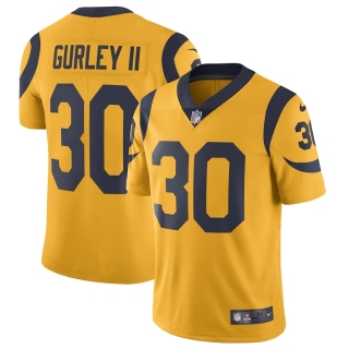 Men's Los Angeles Rams Todd Gurley II Nike Gold Vapor Untouchable Color Rush Limited Player Jersey