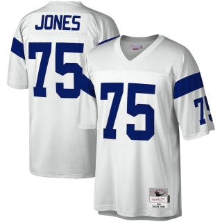 Men's Los Angeles Rams Deacon Jones Mitchell & Ness White Legacy Replica Jersey
