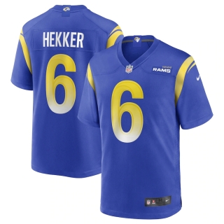 Men's Los Angeles Rams Johnny Hekker Nike Royal Game Player Jersey