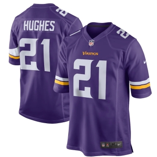Men's Minnesota Vikings Mike Hughes Nike Purple Game Player Jersey