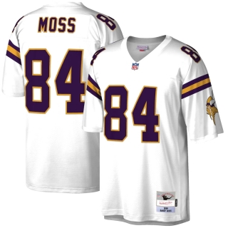 Men's Minnesota Vikings Randy Moss Mitchell & Ness White Retired Player Legacy Replica Jersey