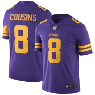 Men's Minnesota Vikings Kirk Cousins Nike Purple Color Rush Vapor Untouchable Limited Jersey