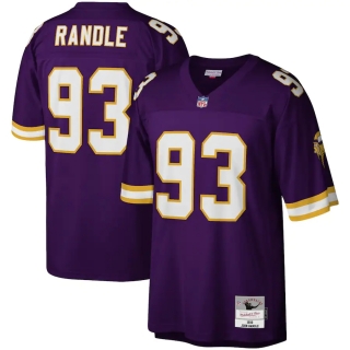 Men's Minnesota Vikings John Randle Mitchell & Ness Purple Legacy Replica Jersey