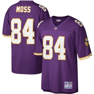 Men's Minnesota Vikings Randy Moss Mitchell & Ness Purple Legacy Replica Jersey