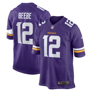 Men's Minnesota Vikings Chad Beebe Nike Purple Game Jersey
