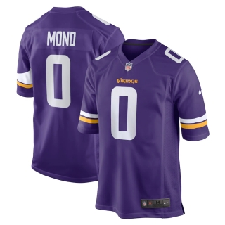 Men's Minnesota Vikings Kellen Mond Nike Purple 2021 NFL Draft Pick Player Game Jersey