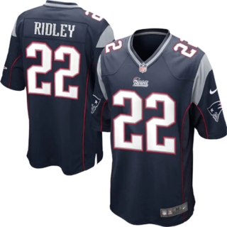 Mens New England Patriots Stevan Ridley Nike Navy Blue Game Jersey