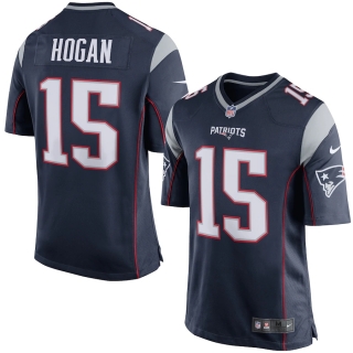 Men's New England Patriots Chris Hogan Nike Navy Game Jersey