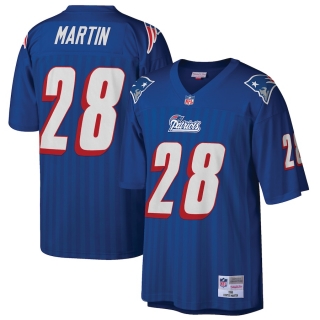 Men's New England Patriots Curtis Martin Mitchell & Ness Royal Retired Player Legacy Replica Jersey