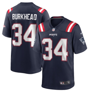 Men's New England Patriots Rex Burkhead Nike Navy Game Jersey